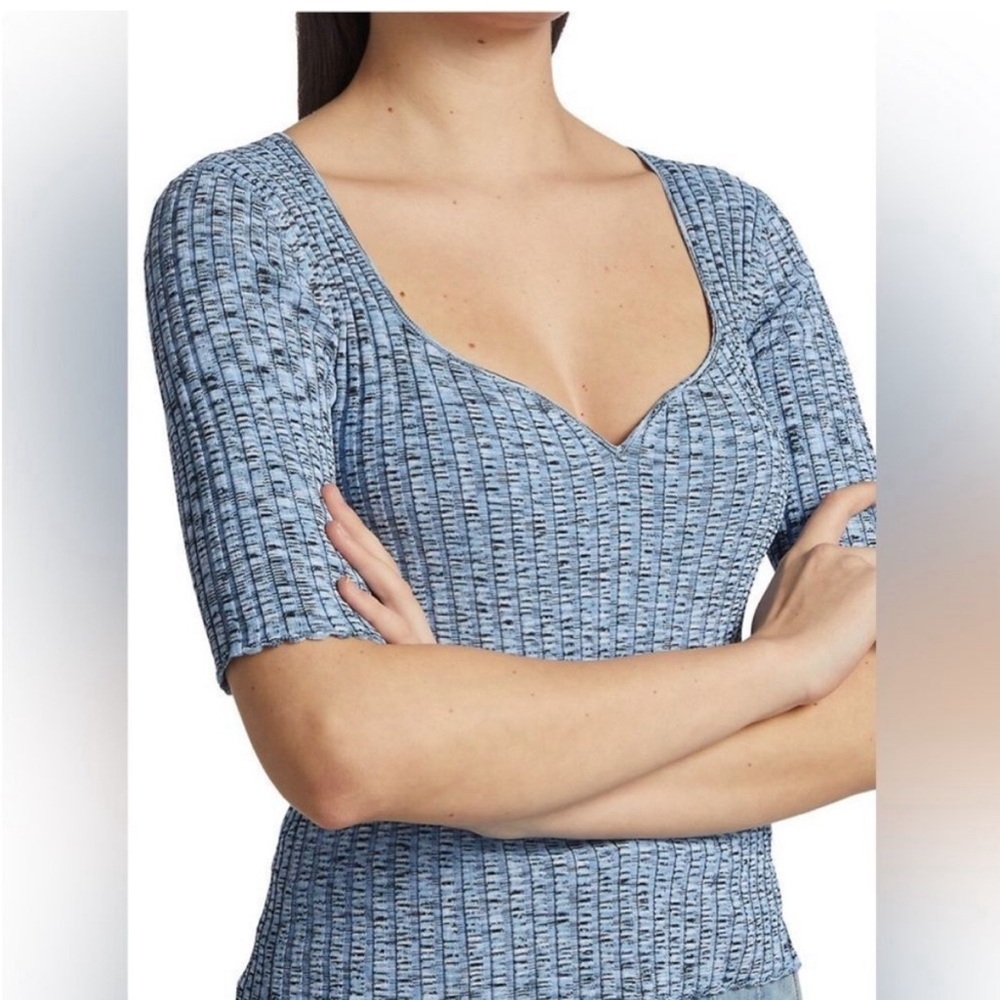 Veronica Beard Lipa Pullover In Blue Multi - image 2